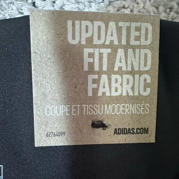 NWT Adidas Tights Women’s Medium Black White 3 Stripe 7/8 Training 3/4 Length - Picture 7 of 13